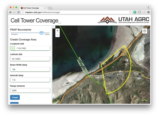 Utah sector analysis and visualization website