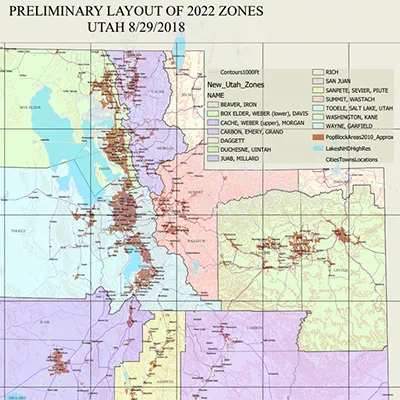 Preliminary zone layout