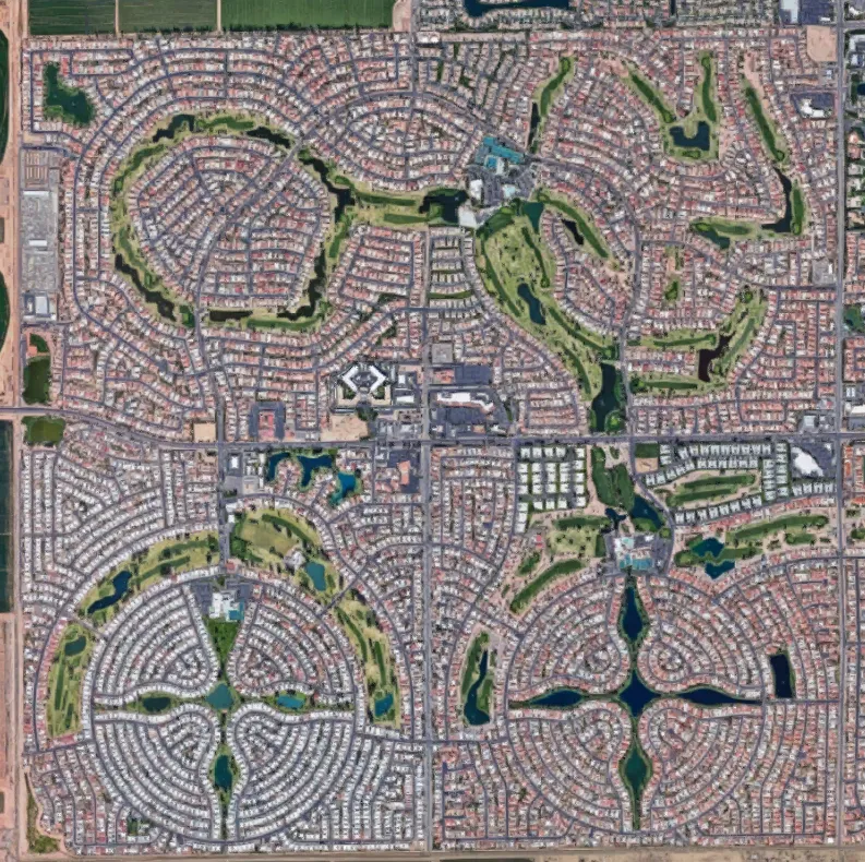 Sun City, AZ (Disguising the Grid)